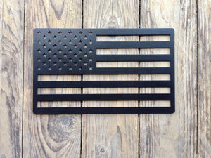 Metal American Flag