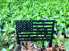 American Flag Metal Yard Sign