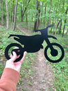 Dirt Bike Metal Wall Decor