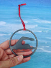 Swimming Metal Ornament, swimmer, pool - Burke Metal Work