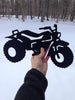 Three Wheeler Metal Wall Decor, 3 wheeler, ATC