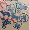 Monster Truck Ornament, Personalized Gift, Metal Christmas Ornament