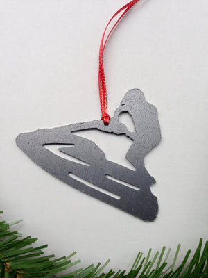 Stand Up Jet Ski Metal Ornament, Personal Watercraft, Personalized Gift, Custom Christmas Ornament