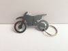 Dirt Bike Keychain, Backpack Zipper Pull, Personalized Gift, Motocross Keychain