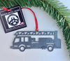 Fire Truck Ornament, First Responder, Personalized Gift, Metal Christmas Ornament