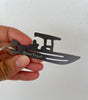 Boat Keychain, Center Console Boat, Fishing Boat, Metal Keychain, Personalized Gift, Custom Text
