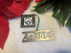 ABC School Ornament, Personalized Teacher Gift, Stocking Stuffer, Christmas, Metal