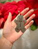 Gingerbread Man Ornament, Personalized Gift, Metal Christmas Ornament