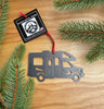 RV Metal Ornament, camper, motorhome
