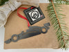 IndyCar Christmas Ornament, Race Car Ornament, Personalized Gifts, Rustic Metal Tree Ornament