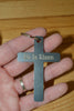 He Is Risen Cross Keychain