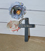 He Is Risen Cross Keychain