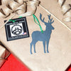 Deer Christmas Ornament, Buck Antlers Metal Ornament, Personalized Gift