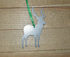 Deer Christmas Ornament, Buck Antlers Metal Ornament, Personalized Gift