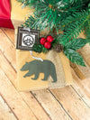Bear Christmas Ornament, Personalized Gift