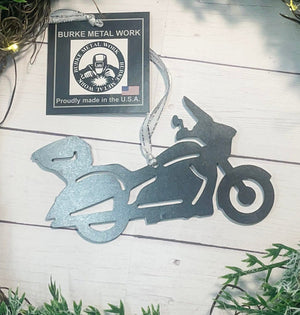Touring Cross Country Motorcycle Ornament