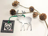 Elk Christmas Ornament, Metal Ornament, Mountain Gifts, Personalized Gift