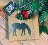 Grazing Horse Christmas Ornament, Personalized Gift