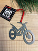 Trials Motorcycle Christmas Ornament, Trials Dirt Bike, Personalized Gifts, Rustic Metal Tree Ornament