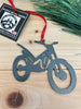 Trials Motorcycle Christmas Ornament made of metal