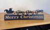 Jeep Powered Santa and Sleigh Christmas Display 2 Door